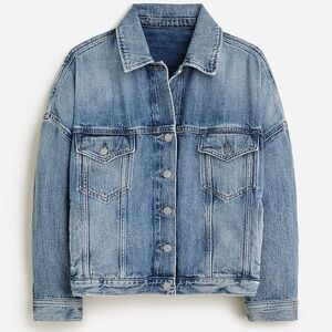 J. Crew Limited-edition Point Sur denim trucker jacket in Beach Way wash Medium
